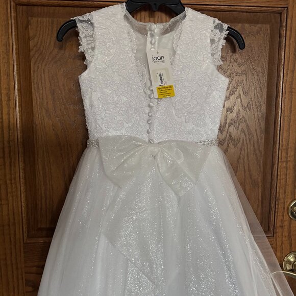 First Communion / Jr. Bridesmaid -Joan Calabrese Tulle Dress - Size 7 - … - Picture 11 of 15